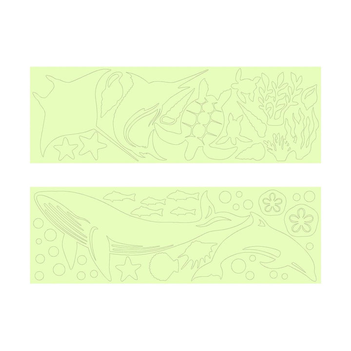 Sea Animals Glow-in-the-Dark Stickers