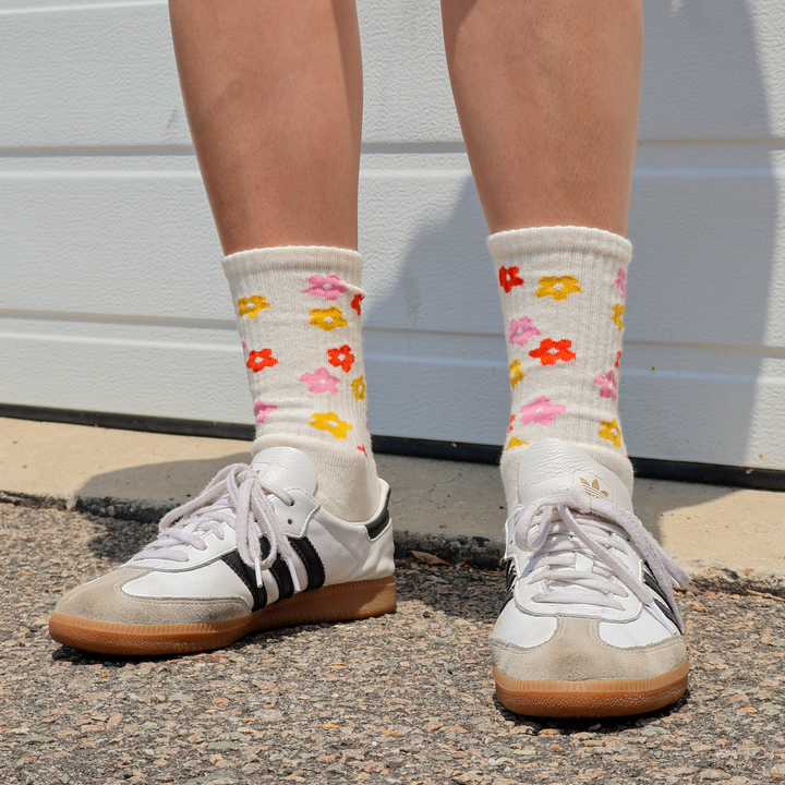 Adult S/M Flower Power Socks