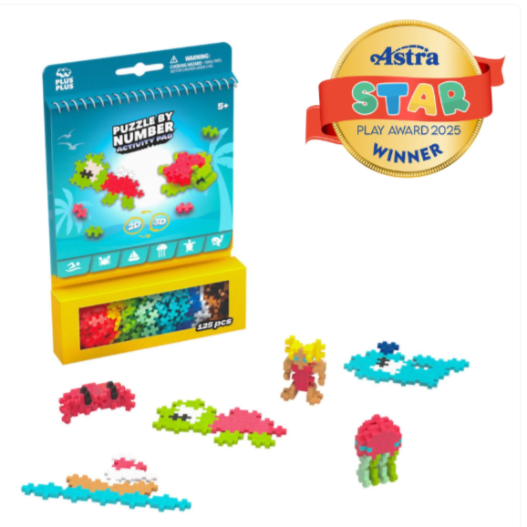 Ocean Puzzle By Number Activity Pad