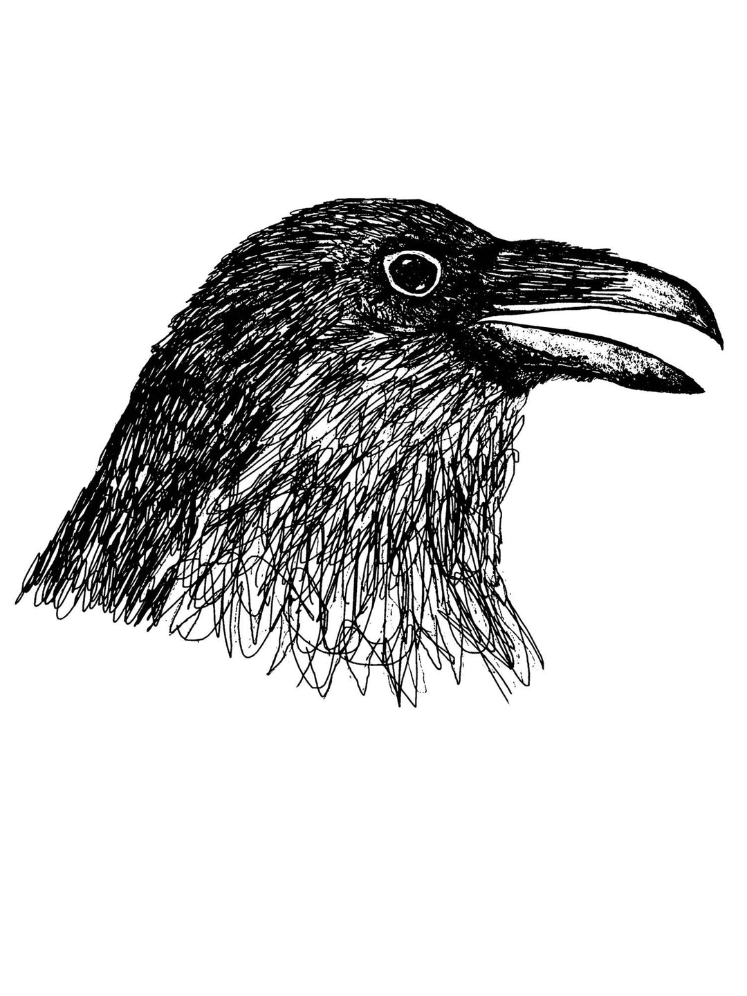 Crow Head Organic Bodysuit