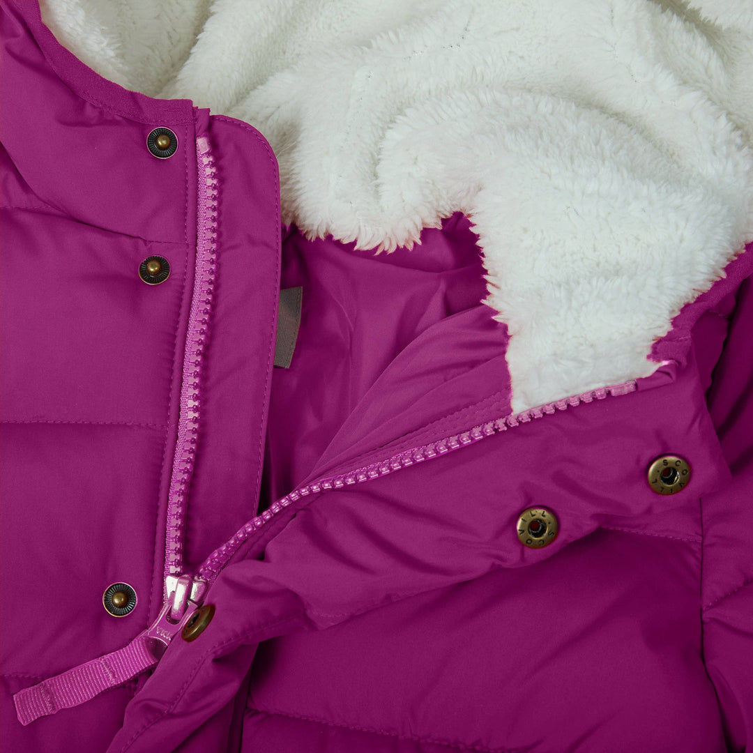 Kids parka puffer coat: Navy Blue