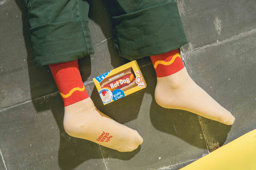 Hot Dog 3D Socks, Kids