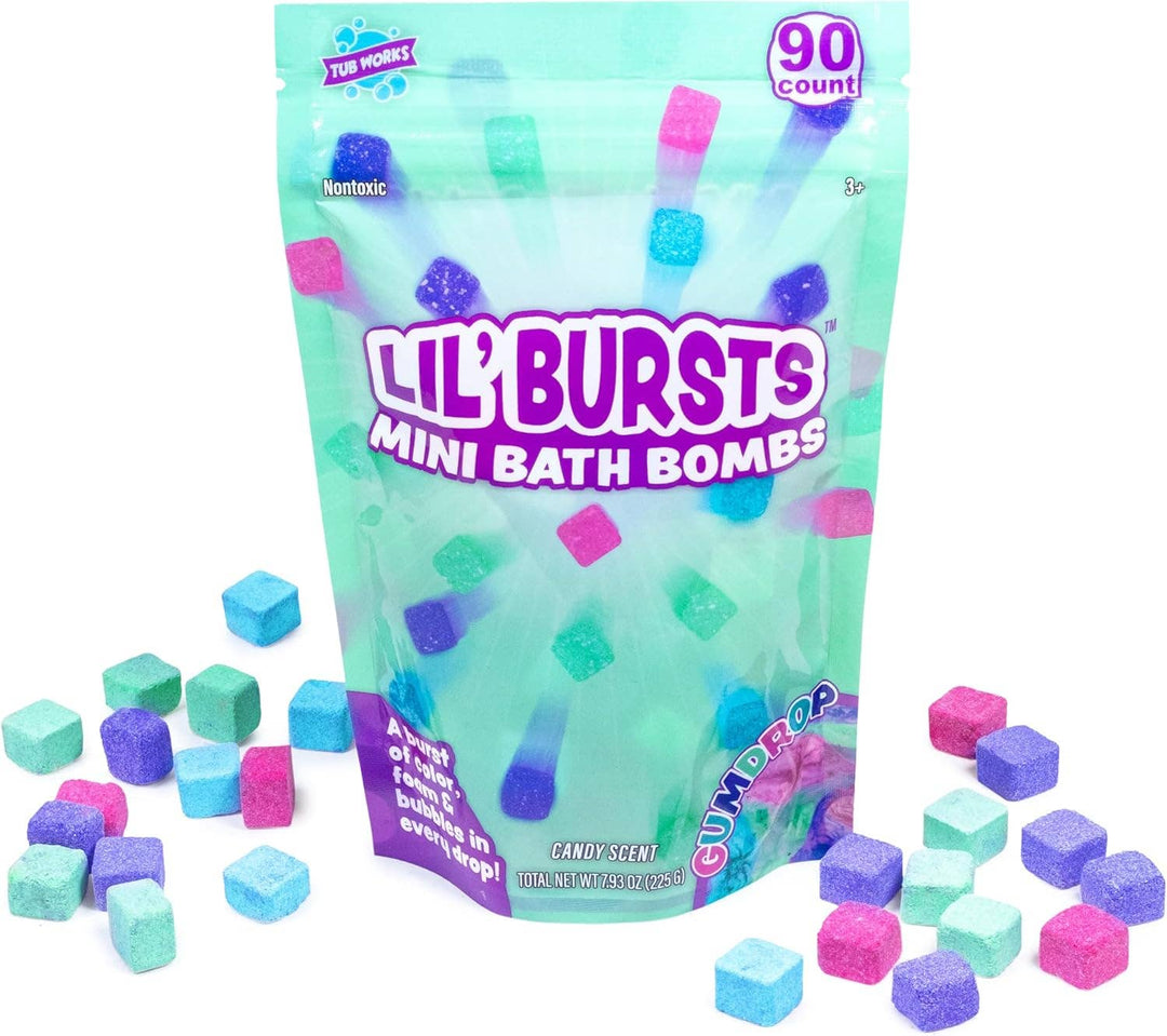 Lil' Bursts Mini Bath Bombs 90 Count, Gumdrop