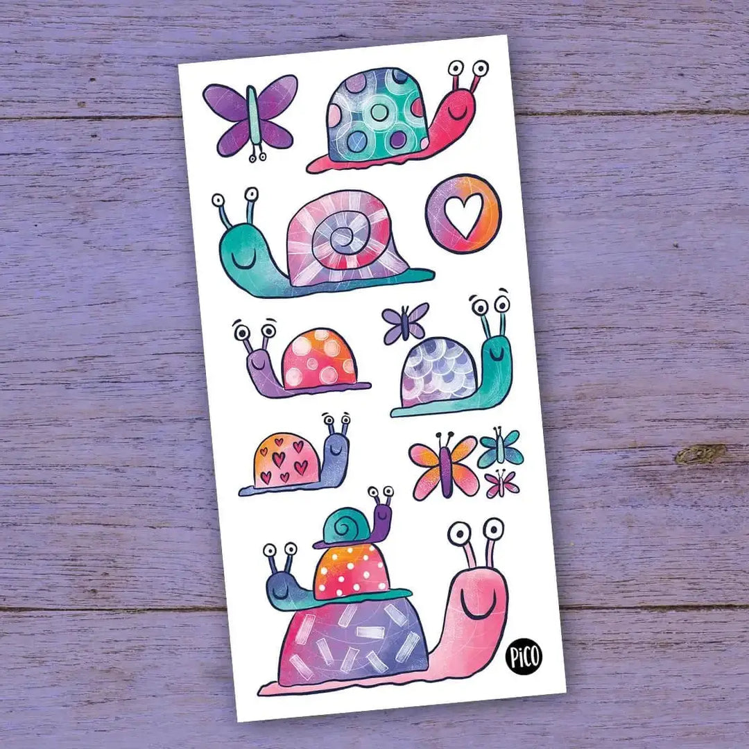 Snail Temporary Tattoos