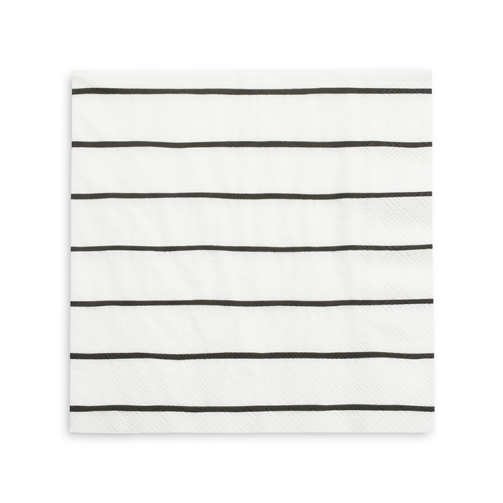 Striped Petite Napkins - 16 Pk Lilac Purple