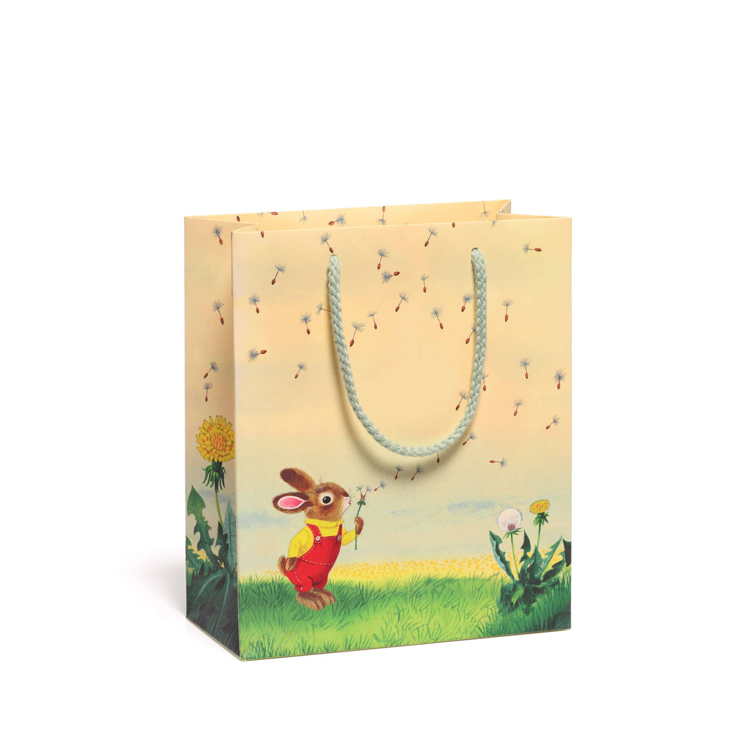 Richard Scarry Bunny and Dandelion medium gift bag: Medium