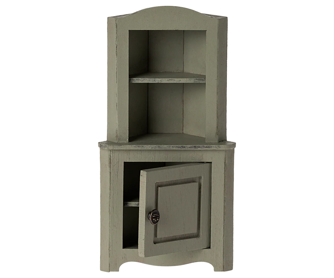Mouse Corner Cabinet - Light Green