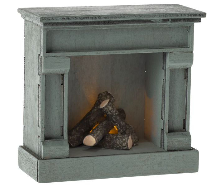 Mouse Fireplace - Blue