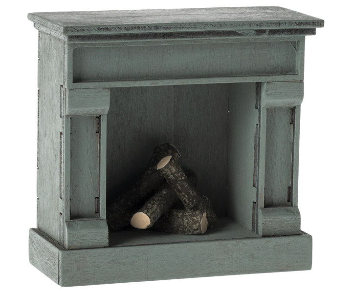 Mouse Fireplace - Blue