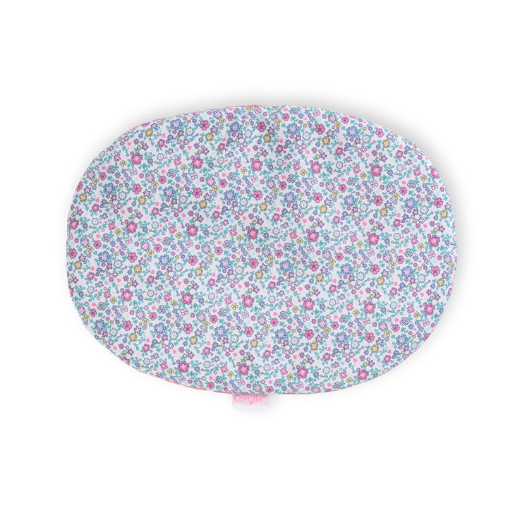 12" Doll Flowered Carry Bed