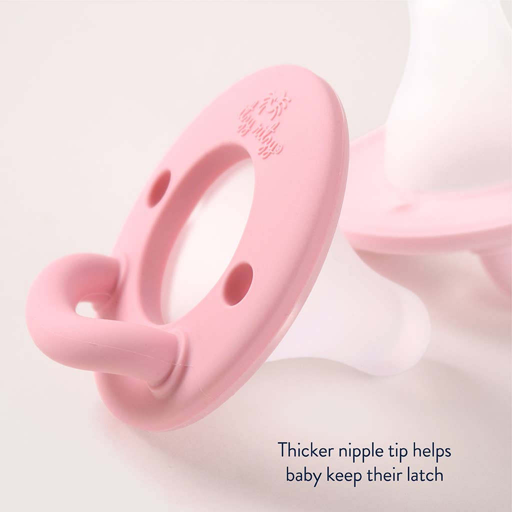 Latch & Soothe Breastlike Pacifier - Pink