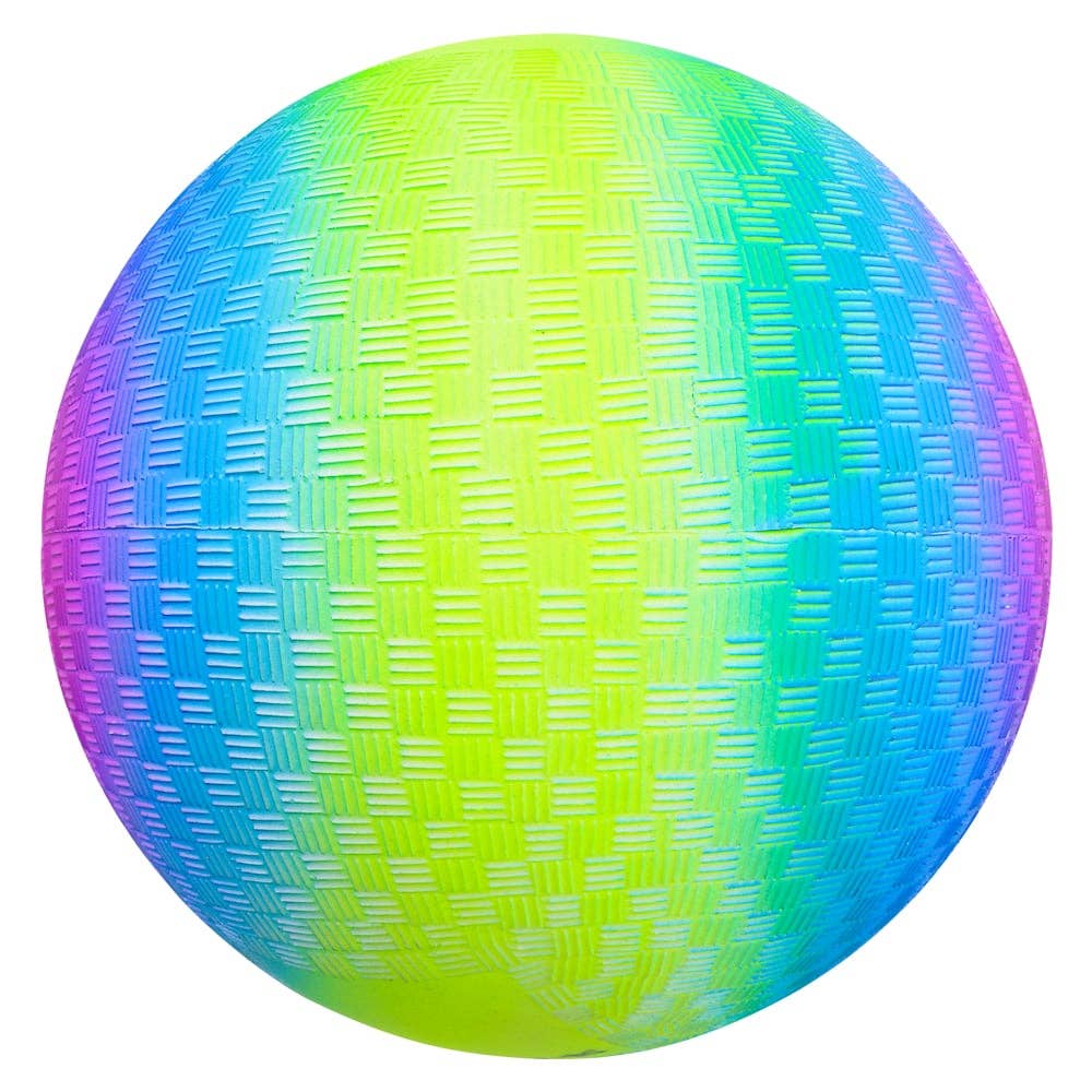 9" RAINBOW Playground Ball
