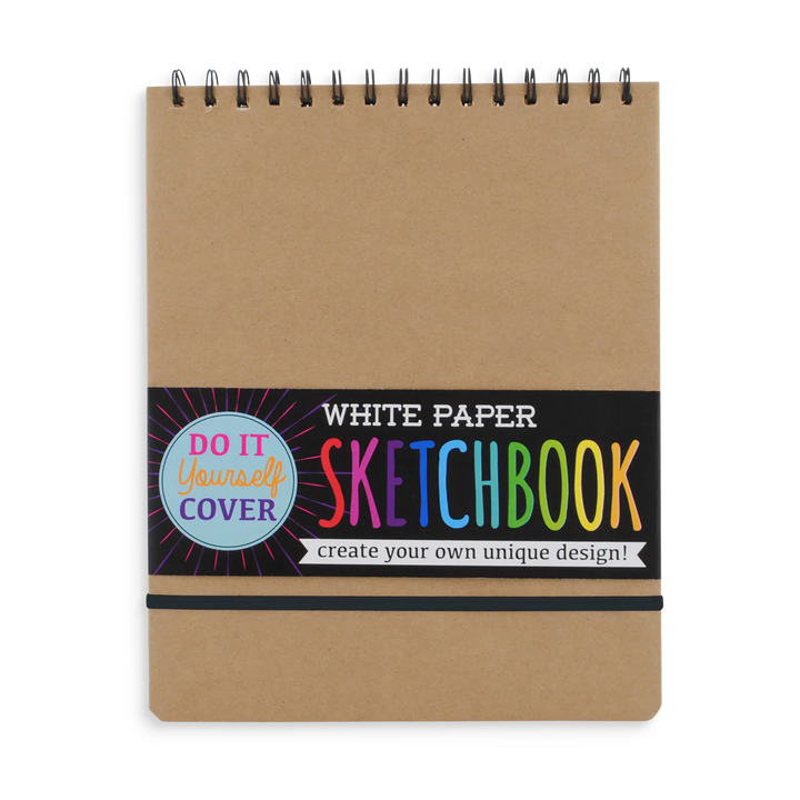 White Paper Sketchbook D.I.Y. Cover