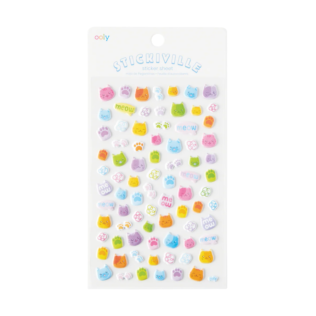 Standard Stickers - Colorful Cats