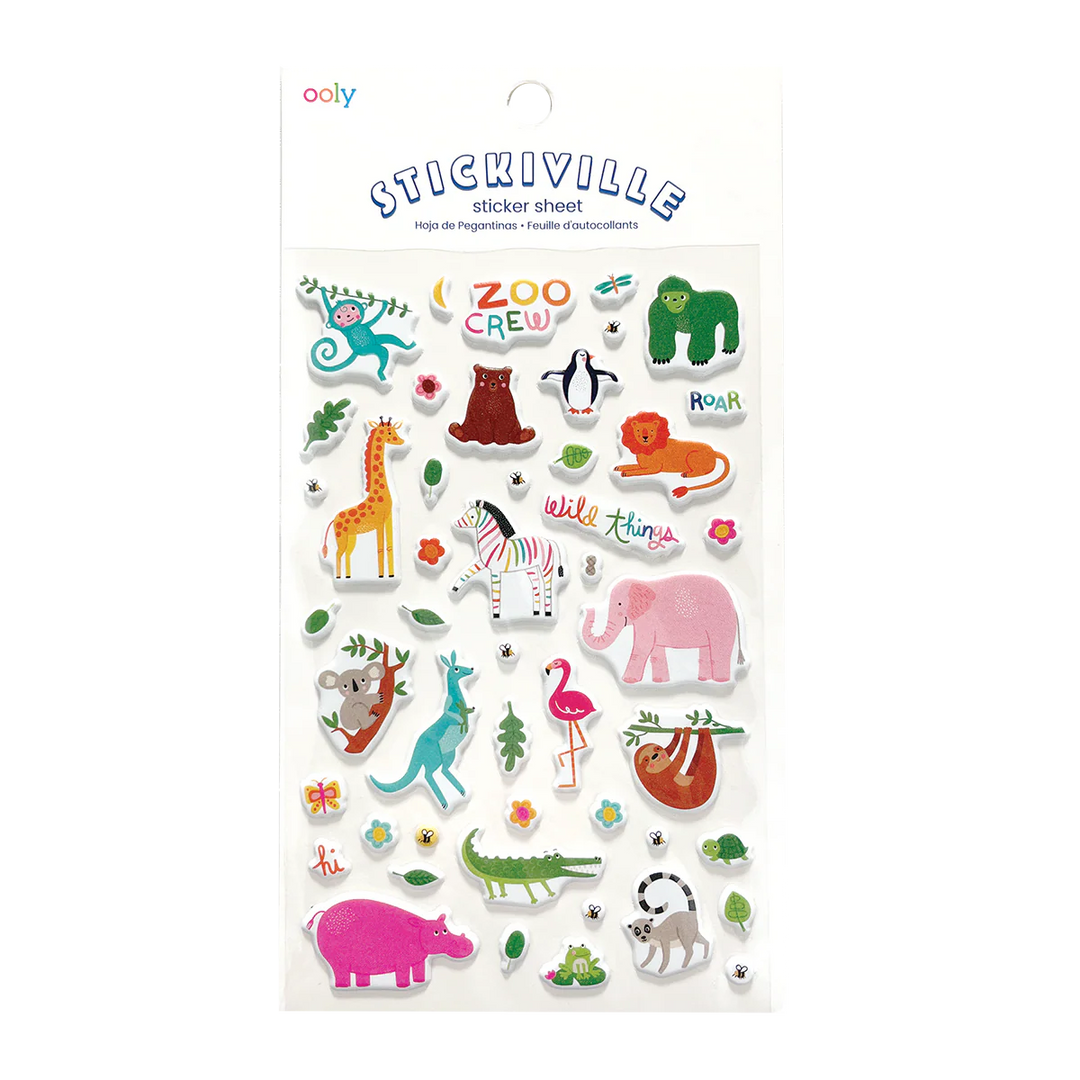 Standard Stickers - Zoo Crew