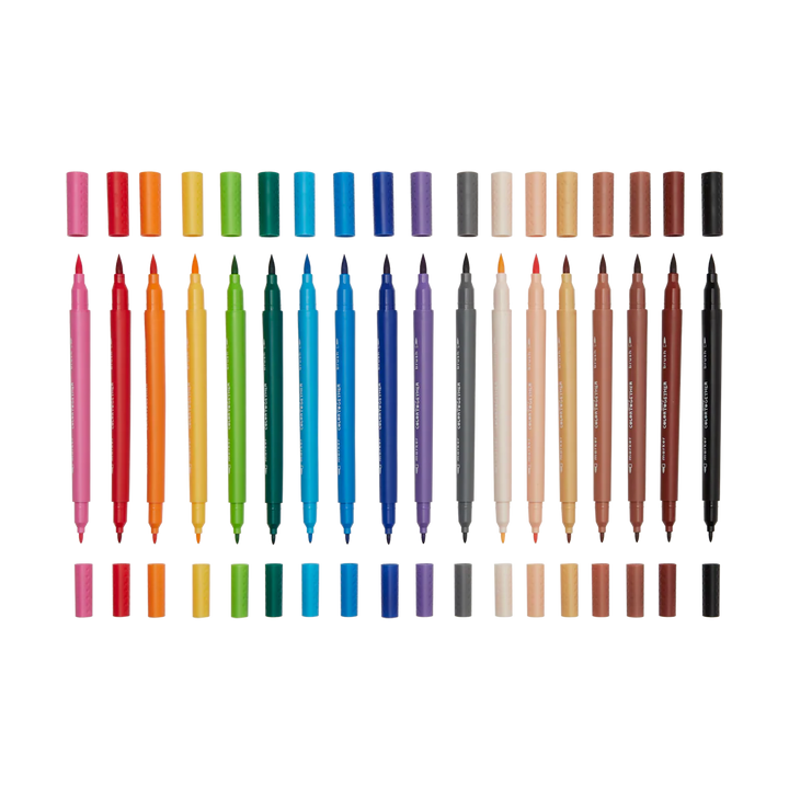 Color Together Brush & Fine Tip Double-Ended Markers