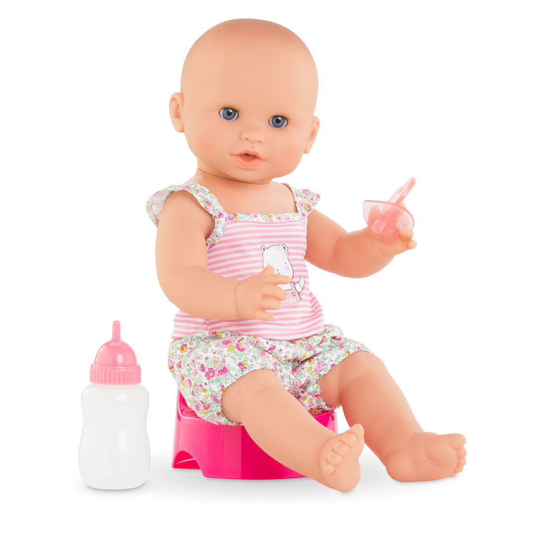 Emma Drink and Wet Bath Doll 14"