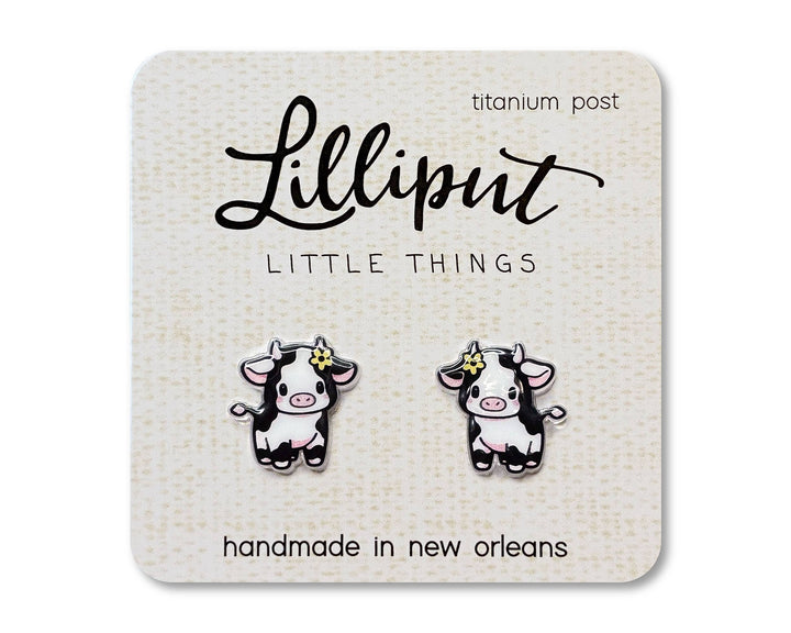Baby Cow Earrings