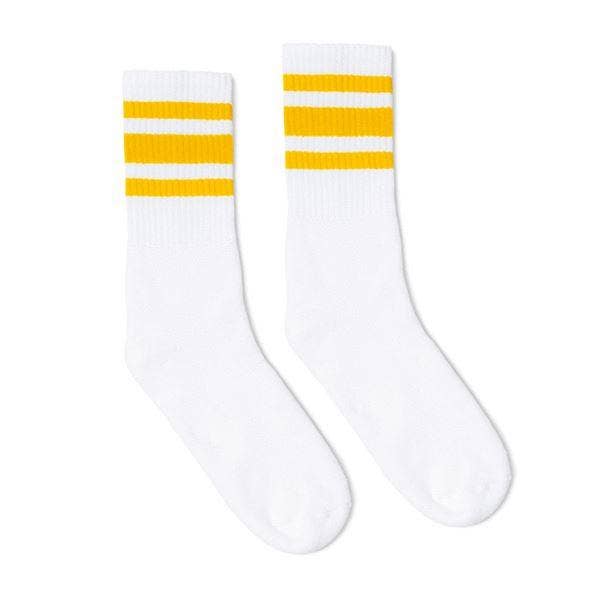 Adult S/M Gold Striped Socks