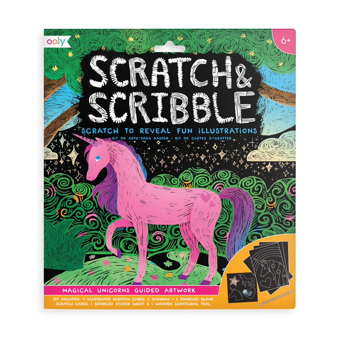 Unicorn Scratch Art