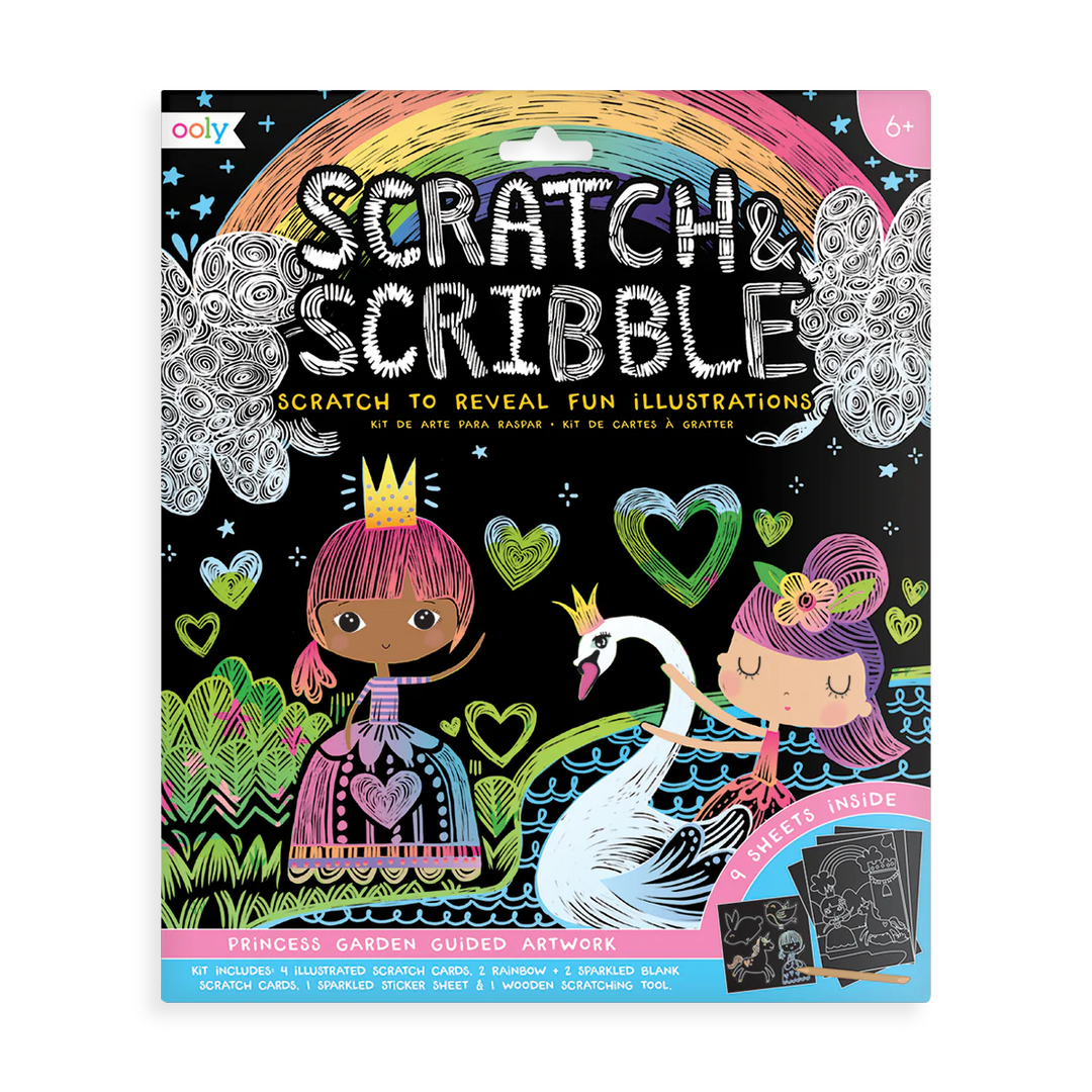 Princess Scratch Art
