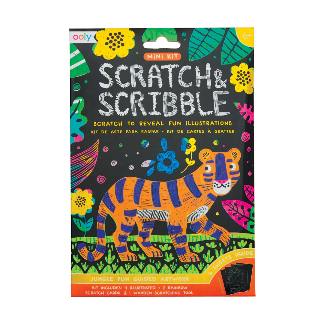 Jungle Fun Scratch Art Mini