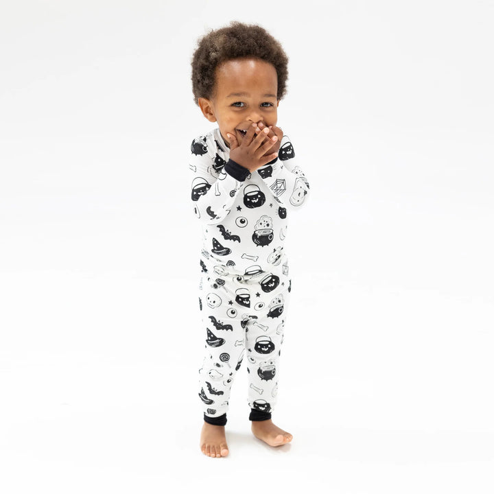 Black & White Halloween Loungewear Set