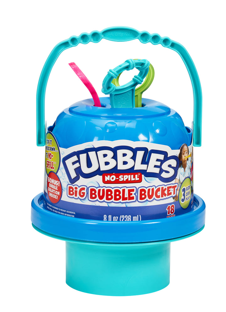 No-Spill Big Bubble Bucket with Solution