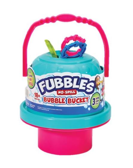 No-Spill Big Bubble Bucket with Solution