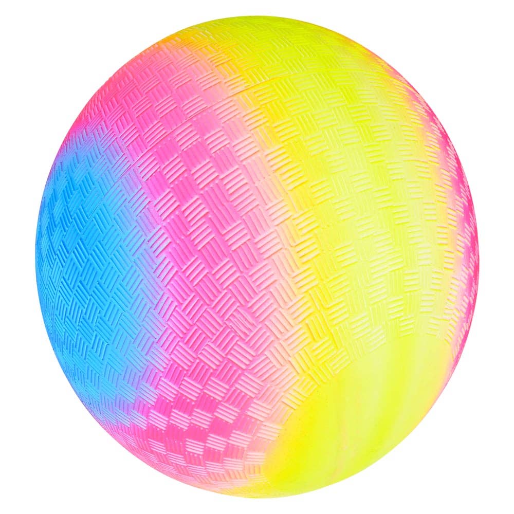 9" RAINBOW Playground Ball