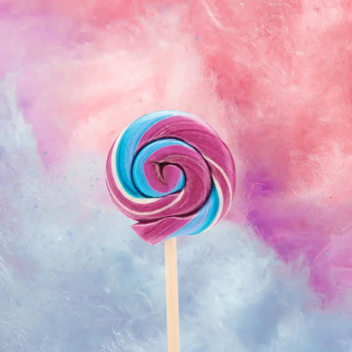 Cotton Candy Handmade Lollipop - 1 oz