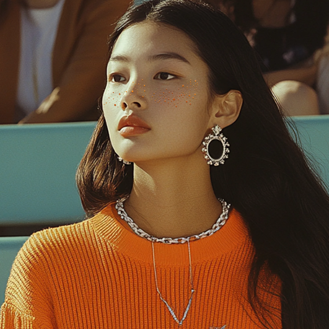 Orange Spirit Speckles Makeup Patches - Team Spirit Collection: 6