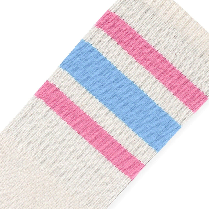 Adult S/M Cotton Candy Striped Socks