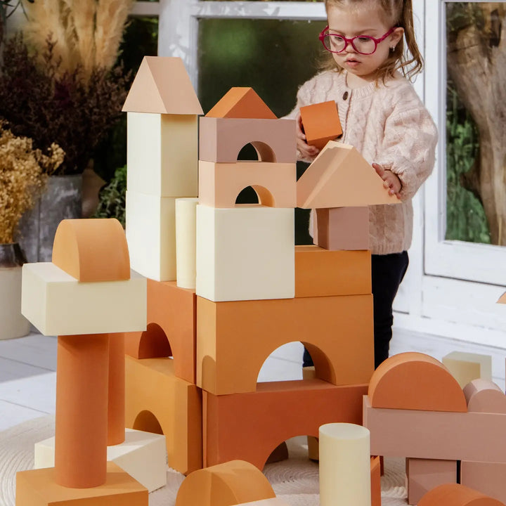 Orange Foam Blocks (48 pcs)