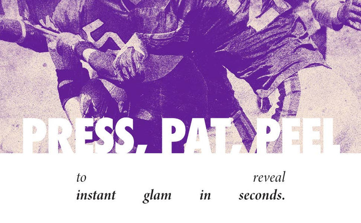 Purple GlitterTattoo