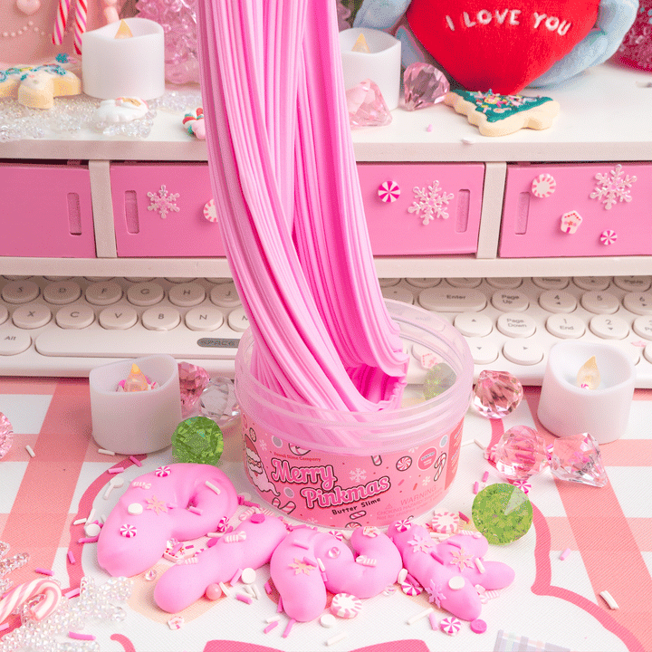 Merry Pinkmas Butter Signature Dome™ Slimes