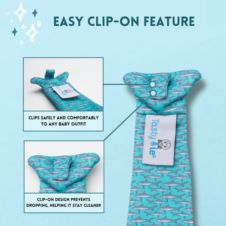 Elephant Teething Tie Crinkle Toy