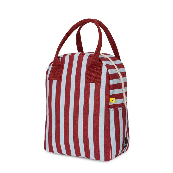 Zipper Lunch - Awning Stripe Chili Pepper