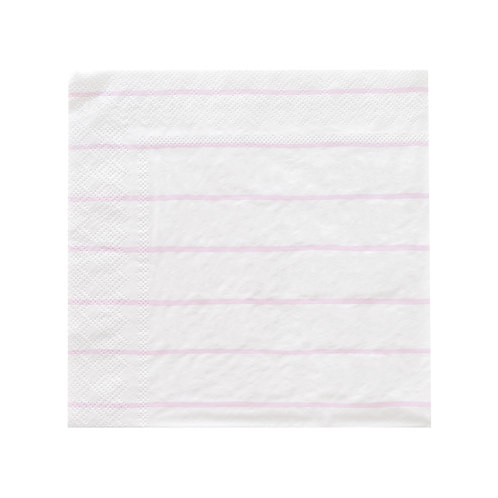 Striped Petite Napkins - 16 Pk Lilac Purple