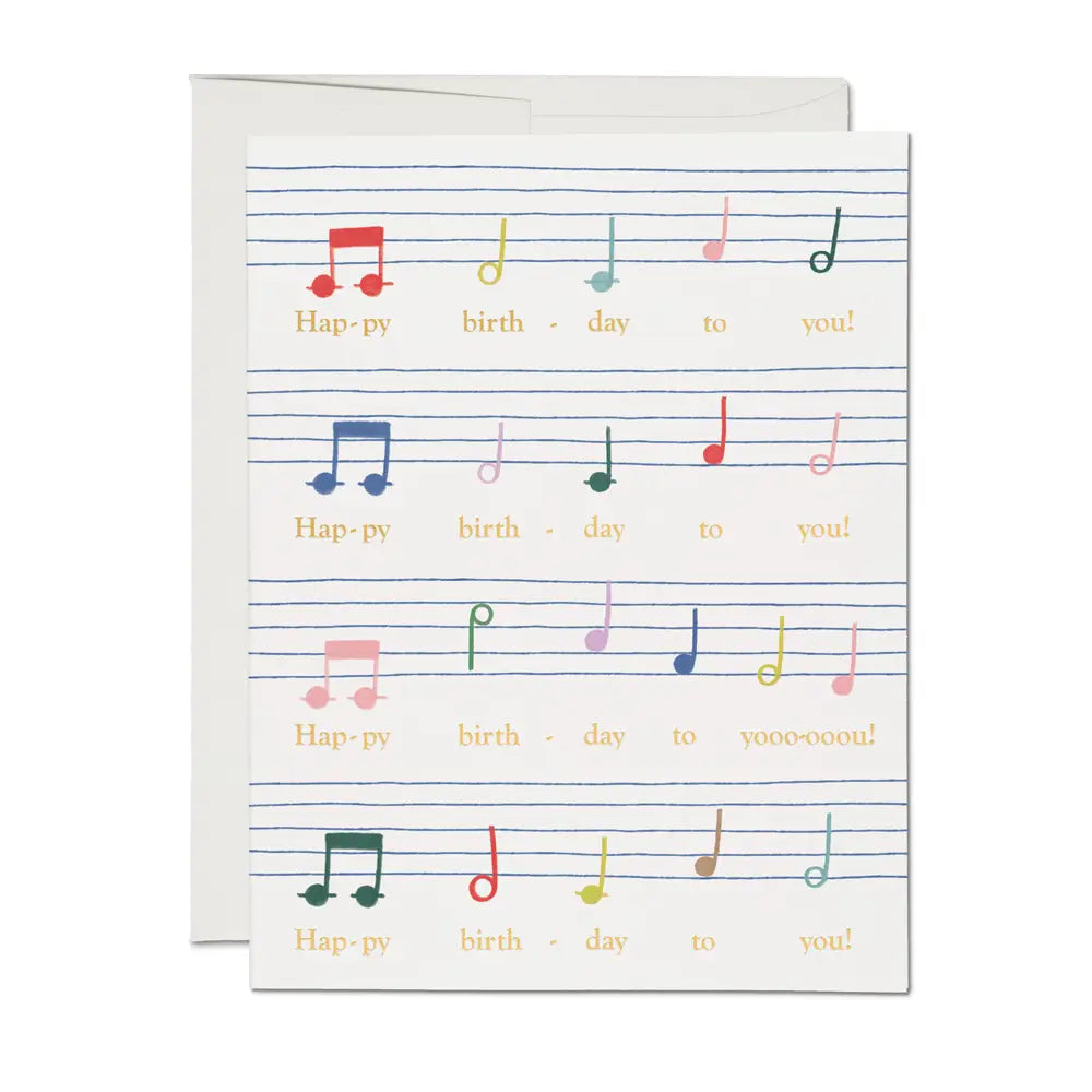 Birthday Song Card
