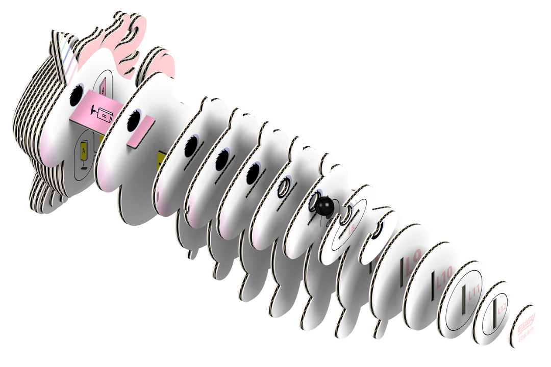 Unicorn 3D Puzzle