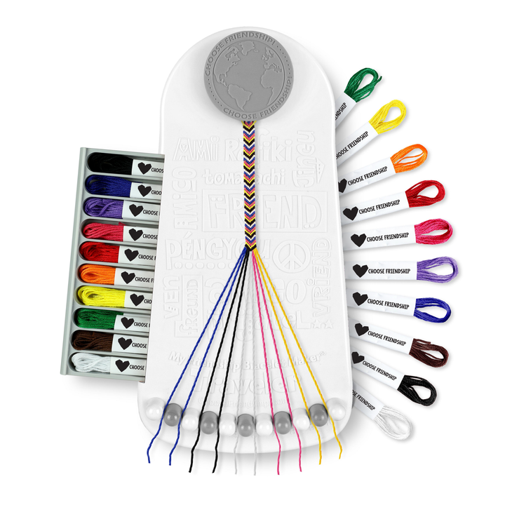 My Friendship Bracelet Maker DIY Craft Kit Yellow