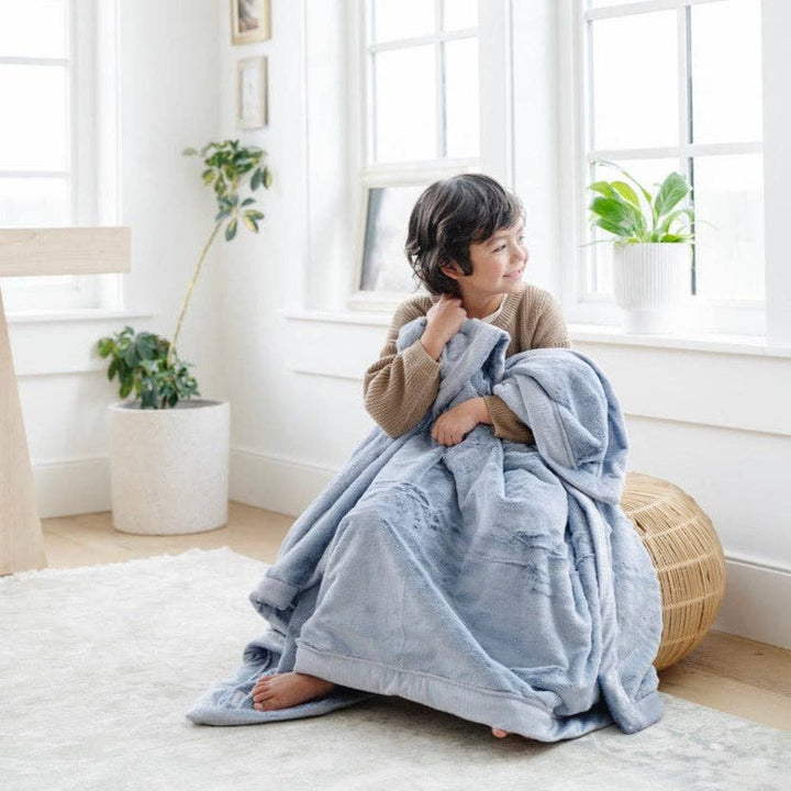 LUSH TODDLER BLANKETS: Chambray