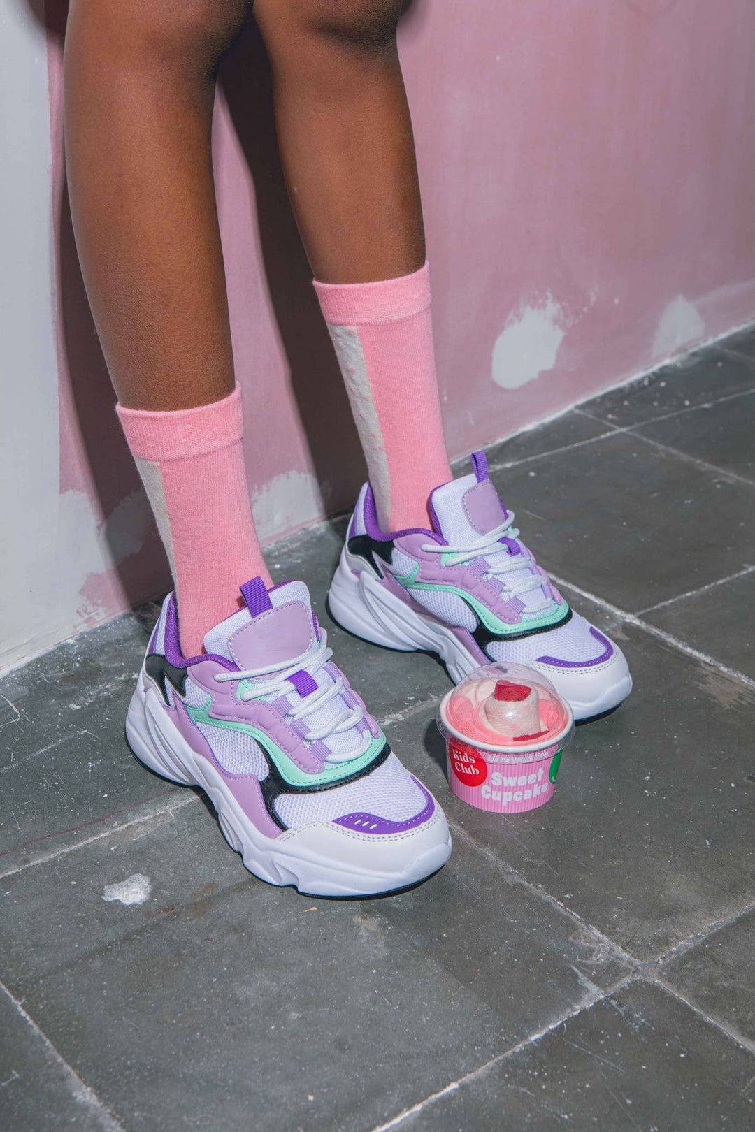 Strawberry Cupcake 3D Socks, Kids