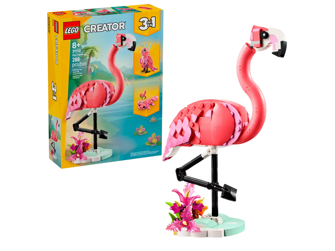 Wild Animals: Pink Flamingo