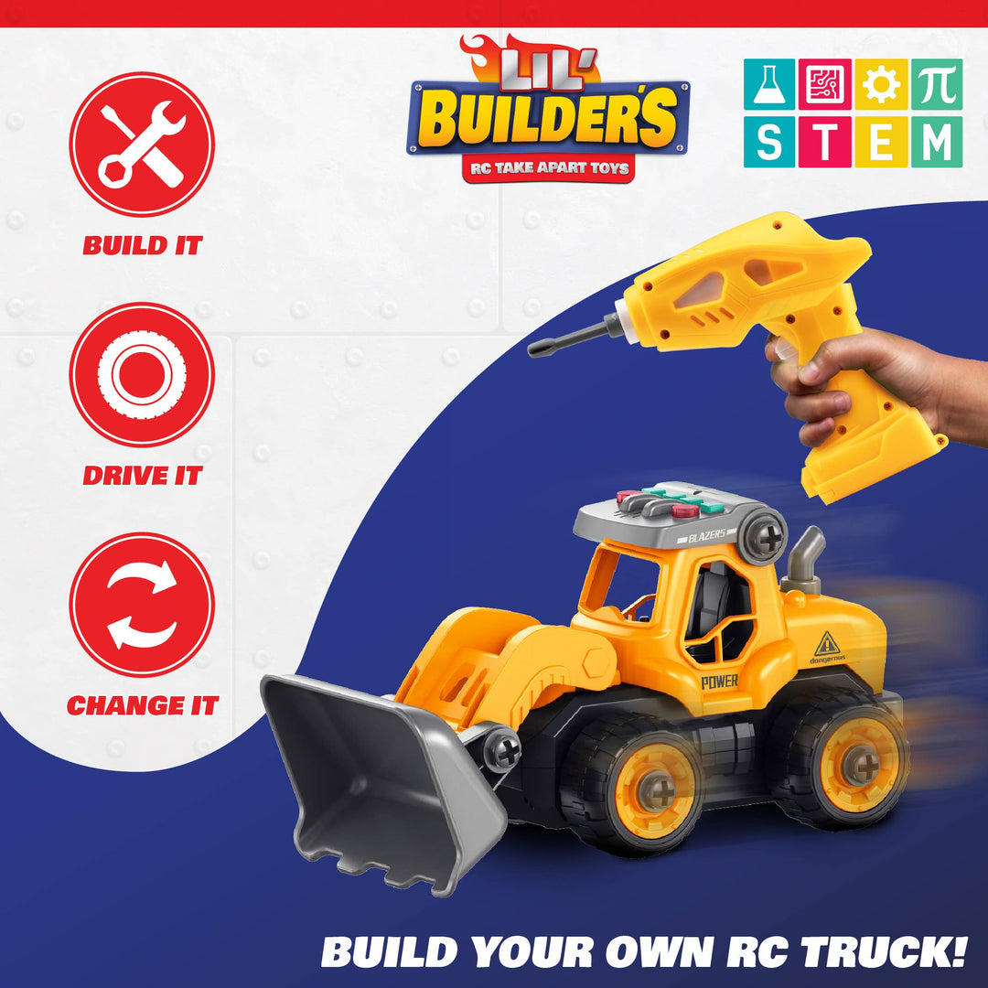 Lil' Builders RC Take Apart Toys - Construction