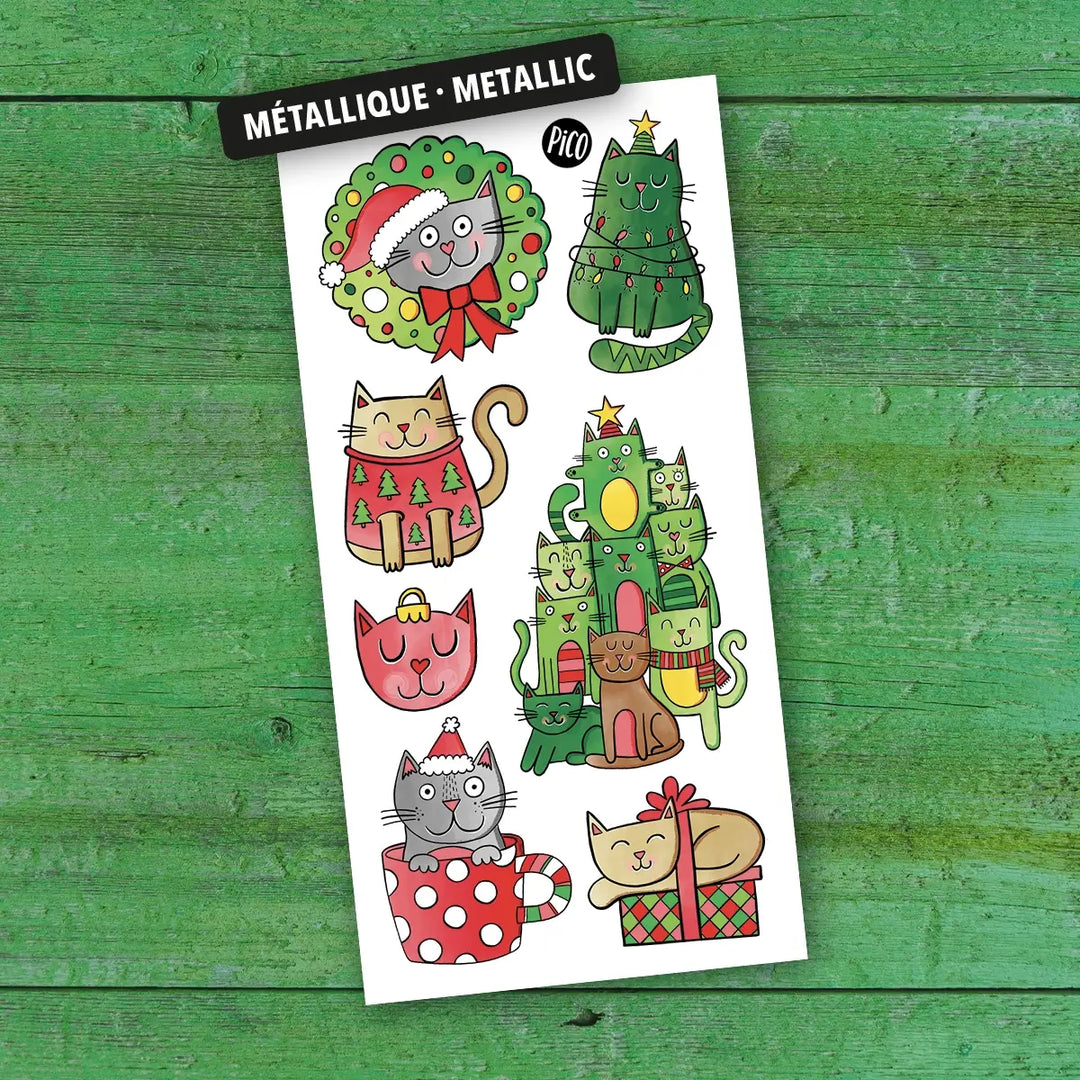 Winter Holiday Temporary Tattoo Sheets