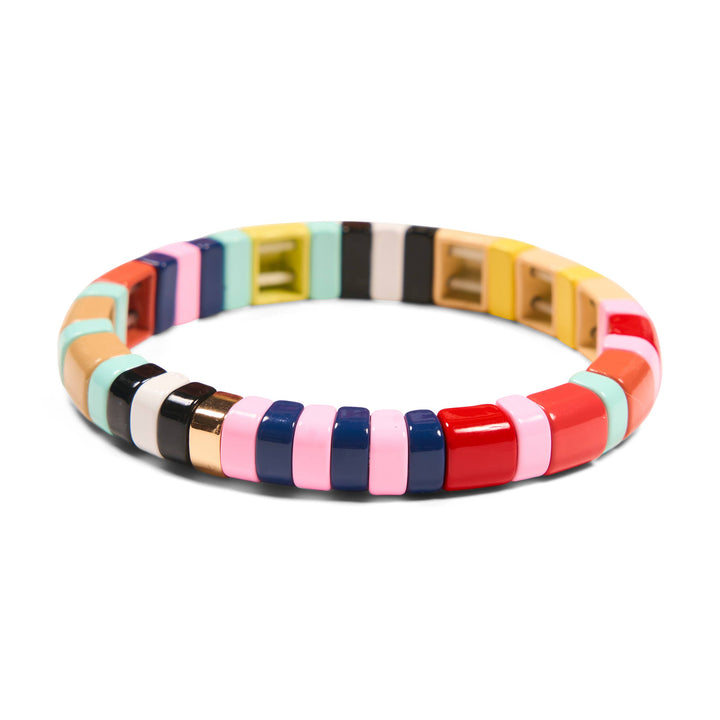 Sugar Stripe Tile Bracelet