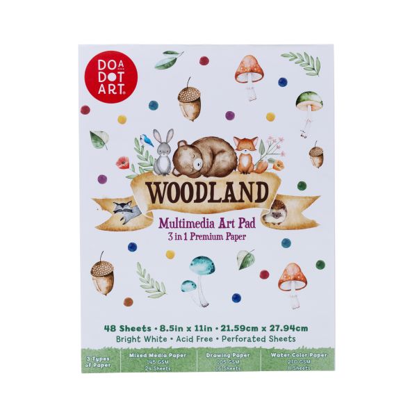 Woodland Multimedia Art Pad