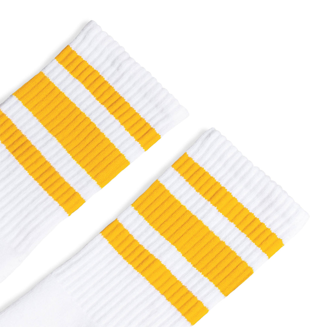 Adult L/XL Gold Striped Socks
